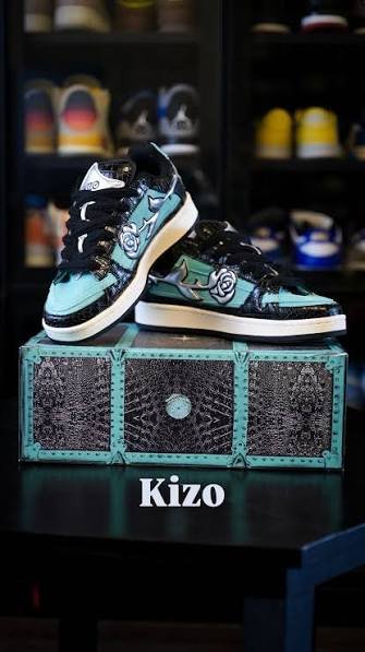 Kizo Black Sneakers Low-Top